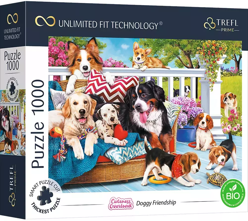 Puzzle 1000 elementów. Doggy Love