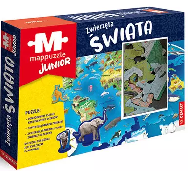 Mappuzzle Junior. Zwierzęta świata