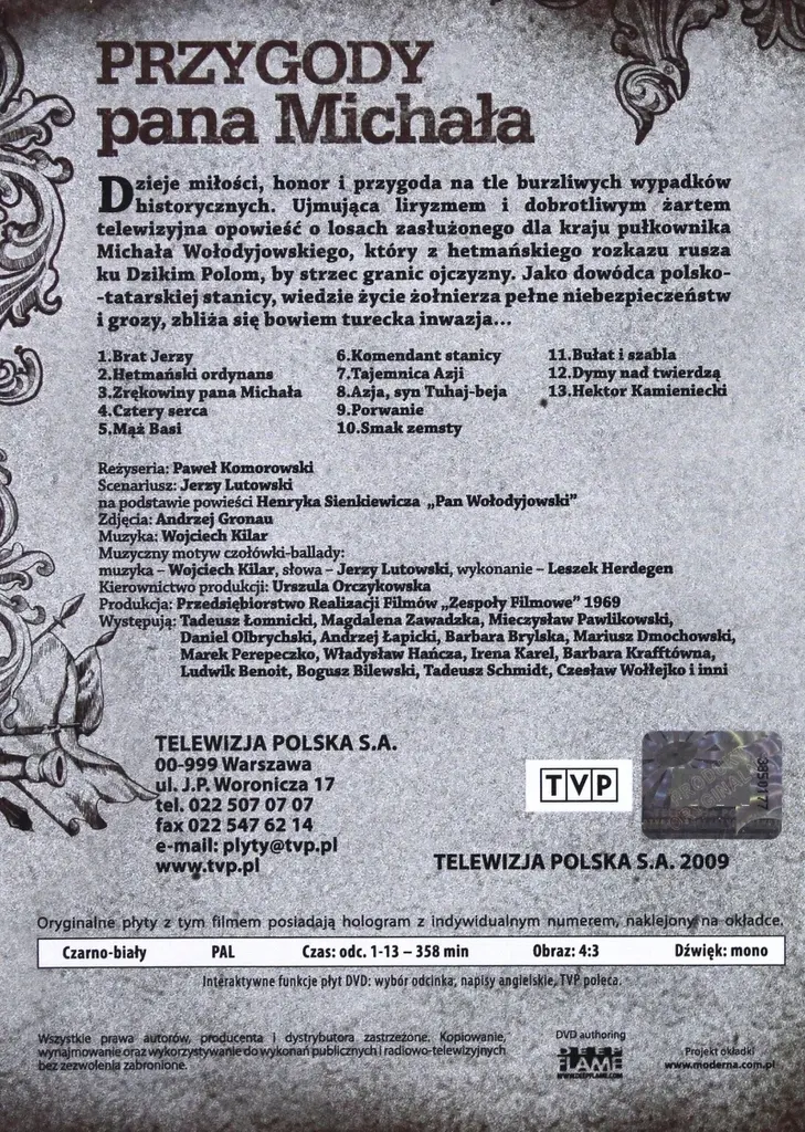 Przygody pana Michała, płyta DVD - Filmy