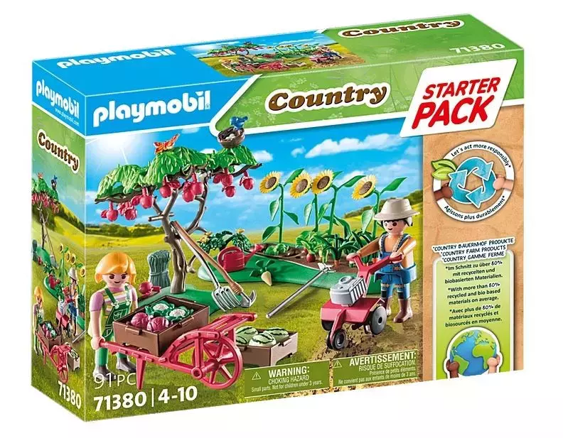 Zestaw z figurkami Country 71380 Starter Pack Ogród warzywny - Zabawki
