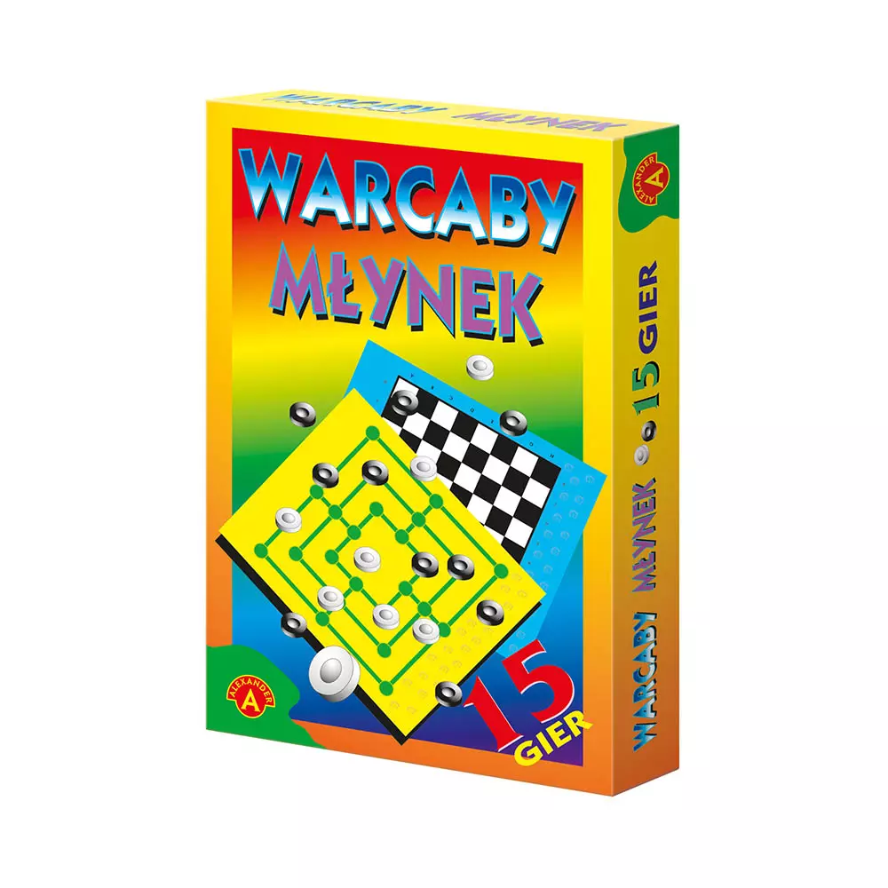 Warcaby. Młynek. 15 gier - Gry