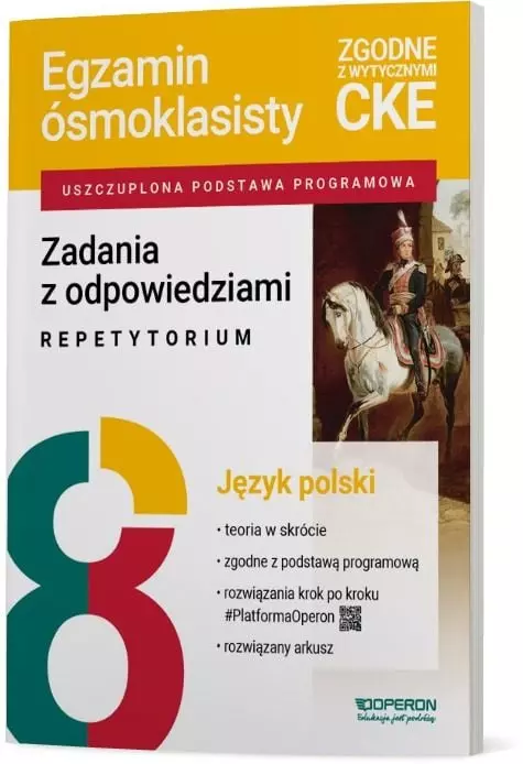 Egzamin ósmoklasisty 2026. Zadania z odpowiedziami. Język polski. Repetytorium - Książki