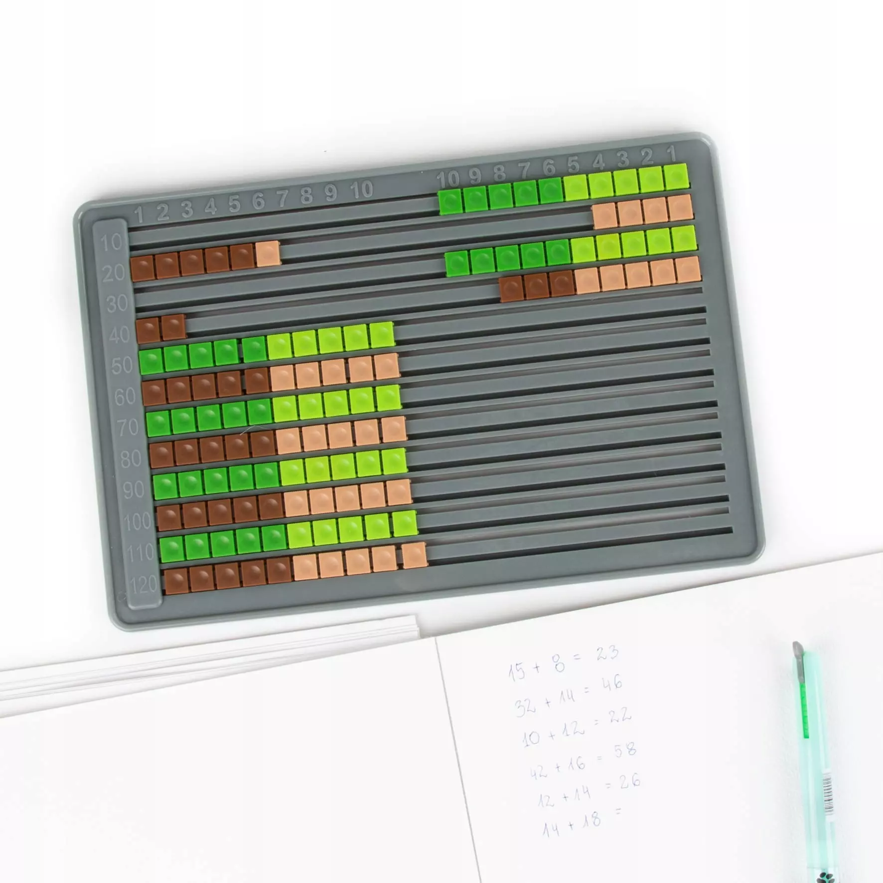 Liczydło płaskie do plecaka Kidea - Zabawki