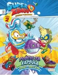 SuperZings Książka z naklejkami + figurka - Zabawki
