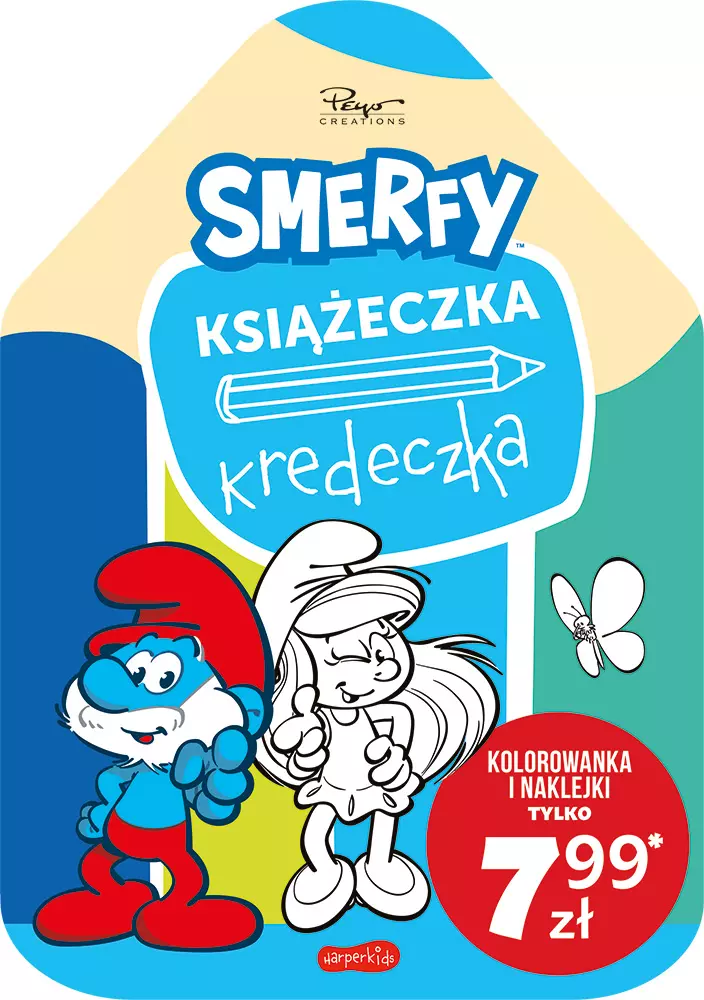 Smerfy. Książeczka kredeczka - Książki