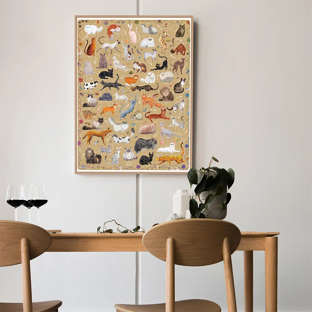 Puzzlove CzuCzu 1000 elementów. Koty - Puzzle