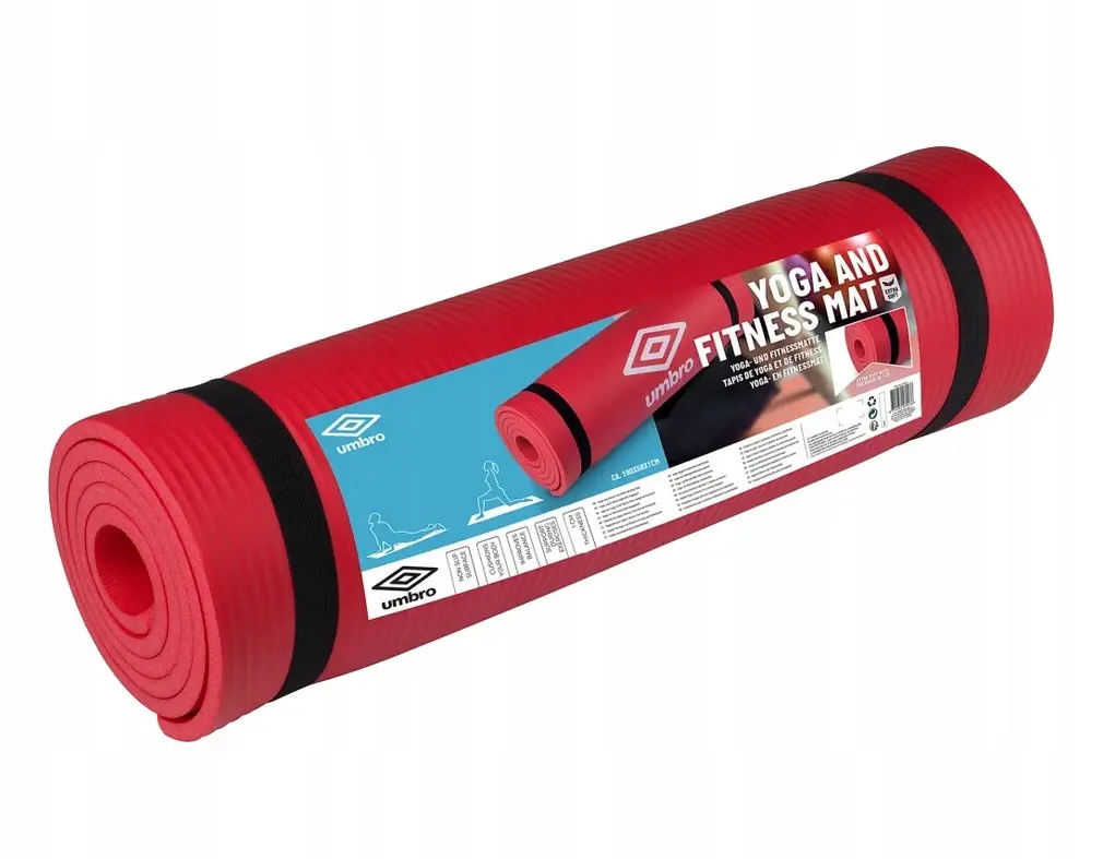 Mata Fitness Nbr Antypoślizgowa 190x58x1CM Różowa Umbro - Elektronika i akcesoria