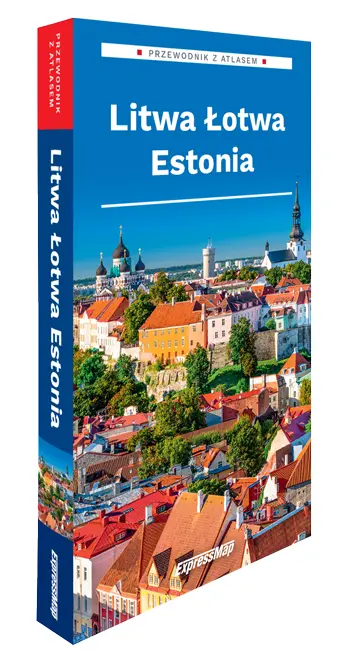 Litwa, Łotwa, Estonia. Przewodnik z atlasem - Książki