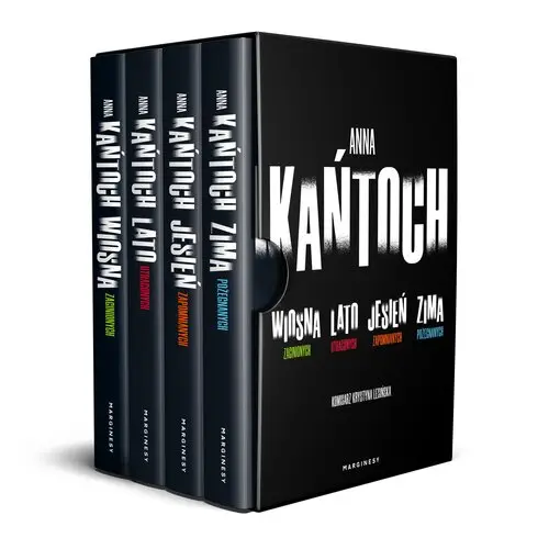 Krystyna Lesińska. 1-4. Pakiet Anna Kańtoch: Wiosna zaginionych/ Lato utraconych / Jesień zapomnianych / Zima pożegnanych - Książki