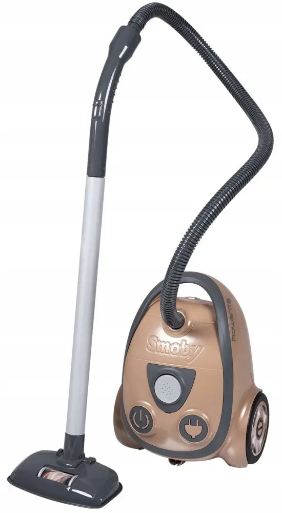 Smoby Odkurzacz dla dzieci ROWENTA z dźwiękiem zestaw do sprzątania 330222 - Zabawki