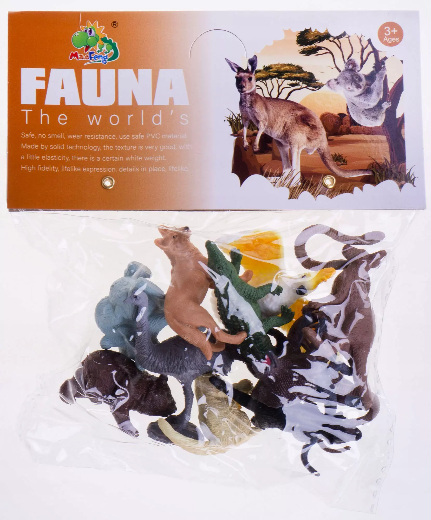 ZESTAW ZWIERZĘTA DZIKIE AUSTRALIA 6-8 CM12 SZTUK - Zabawki