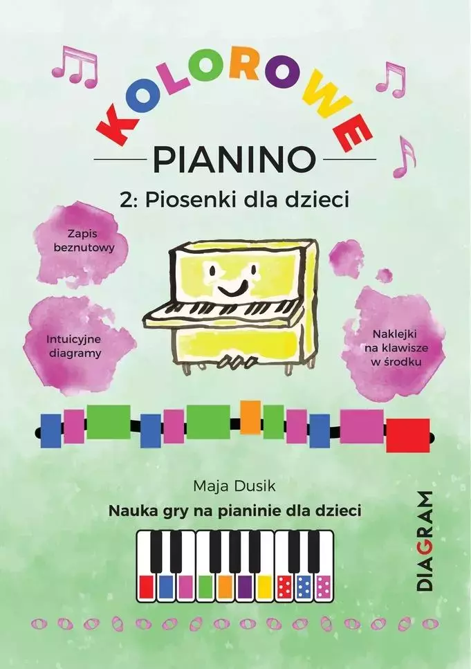 Kolorowe Pianino 2. Piosenki dla dzieci - Muzyka