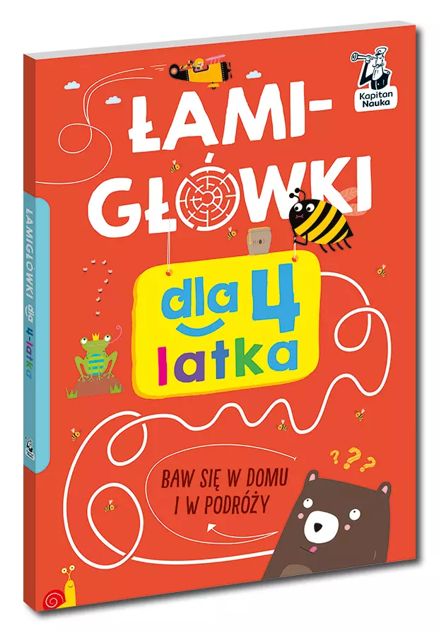 Łamigłówki dla 4-latka - Książki