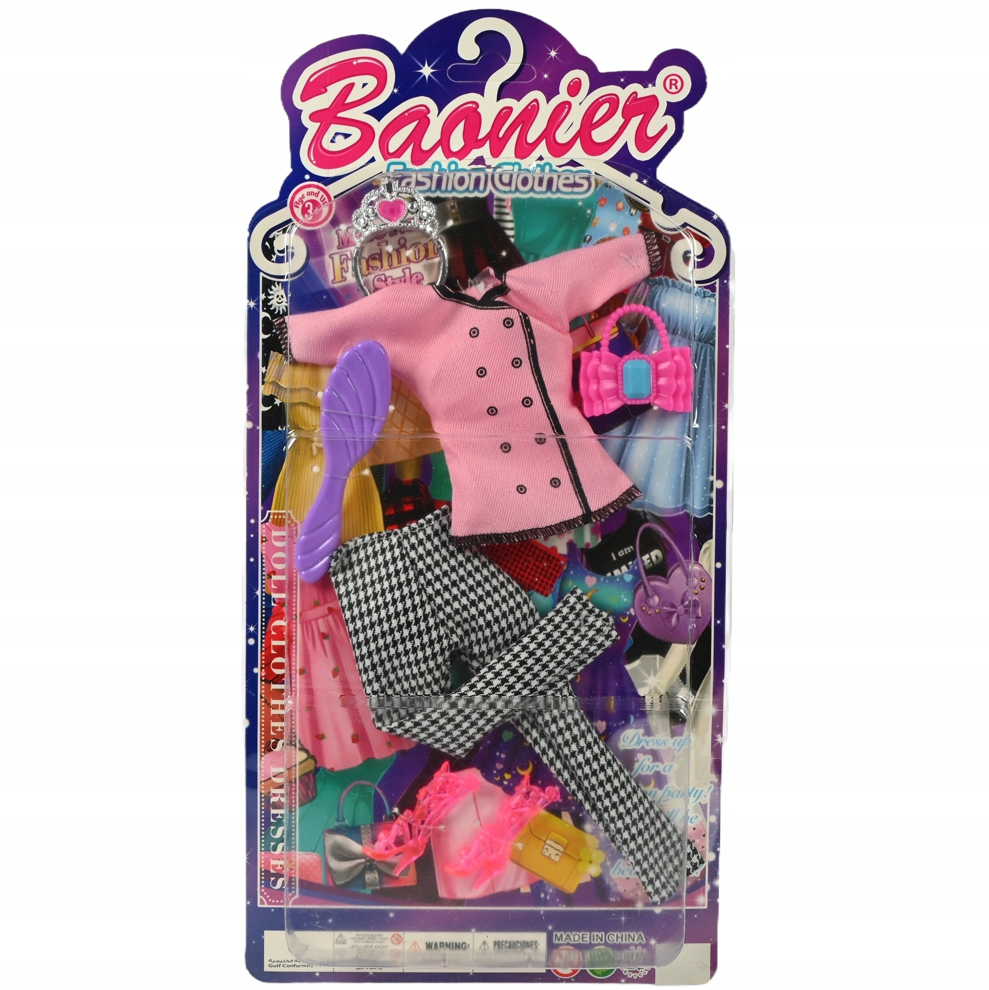 Ubranka dla lalki 12szt/box B2185464 64478 - Zabawki