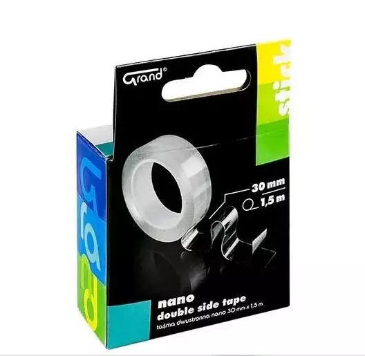 Taśma dwustronna Nano 30mmx1,5m GRAND - Książki