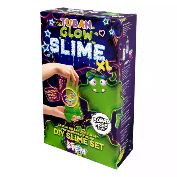 Zestaw Super Slime XL. Świecący w ciemności - Zabawki