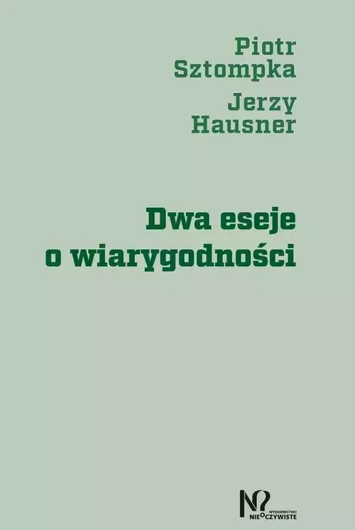 Dwa eseje o wiarygodności - Książki