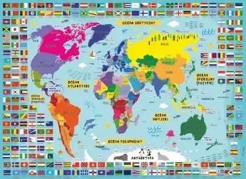 Podkładka na biurko - Świat - Papiernicze i szkolne