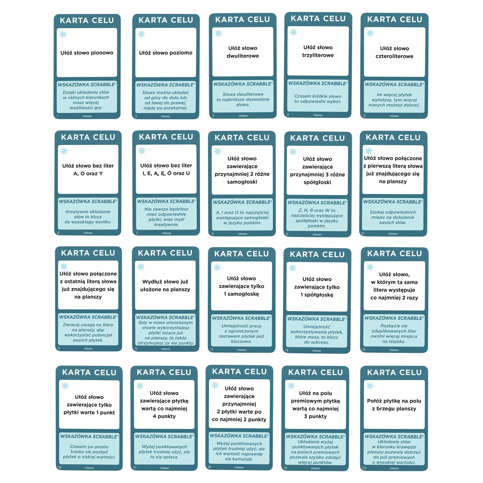 Scrabble Drewniane elementy Rodzinna gra 2w1 Klasyczne i drużynowe JGR65 - Gry