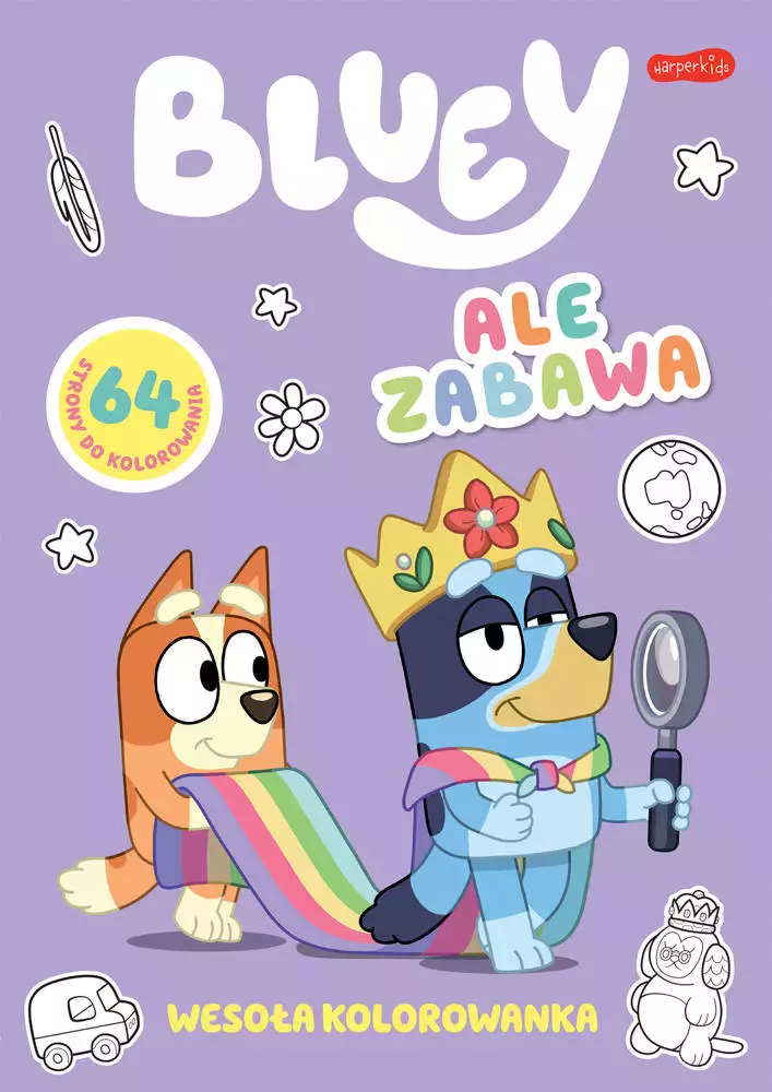 Bluey. Ale zabawa. Wesoła kolorowanka - Książki