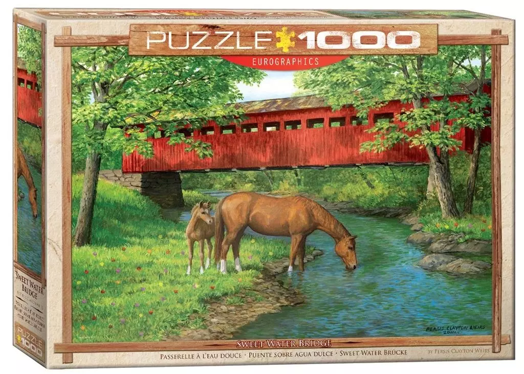 Puzzle 1000 Rodzina koni