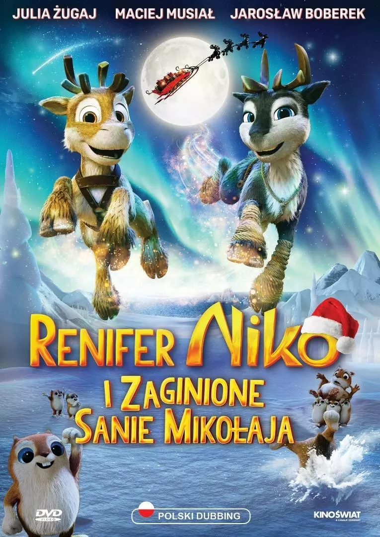 Renifer Niko i zaginione sanie Mikołaja DVD - Filmy