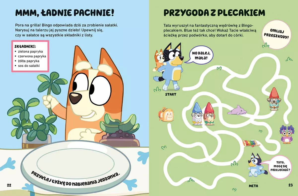 Bluey. Oto Bluey! Zabawy i zadania z naklejkami - Książki