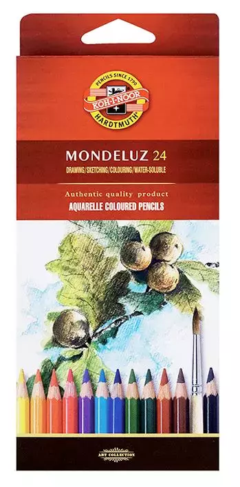 Kredki Mondeluz, 24 kolory
