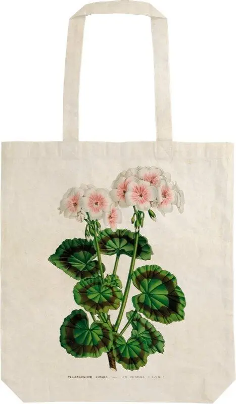 Torba bawełniana STBAG 94 Biała pelargonia - Zabawki