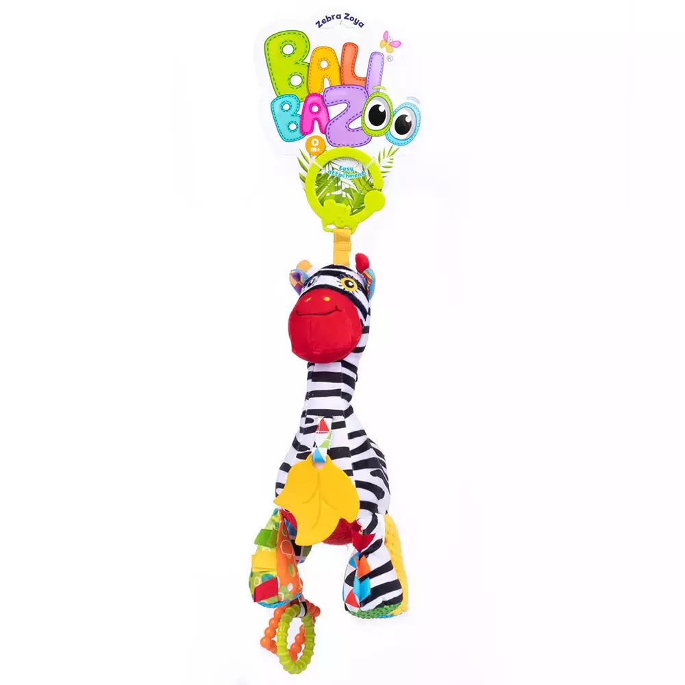 Bali bazoo. Zawieszka z pozytywką, zebra Zoya - Zabawki
