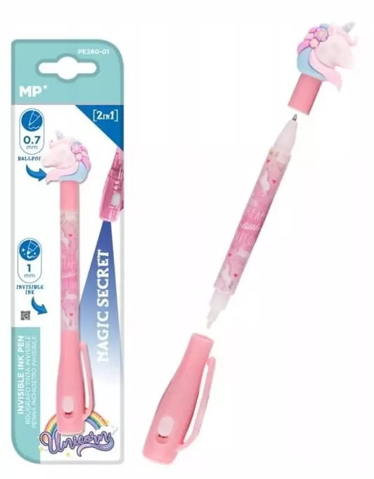 Magiczny długopis UV z podwójną końcówką - Papiernicze i szkolne
