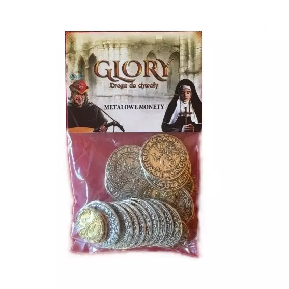 Glory: Droga do Chwały - metalowe monety