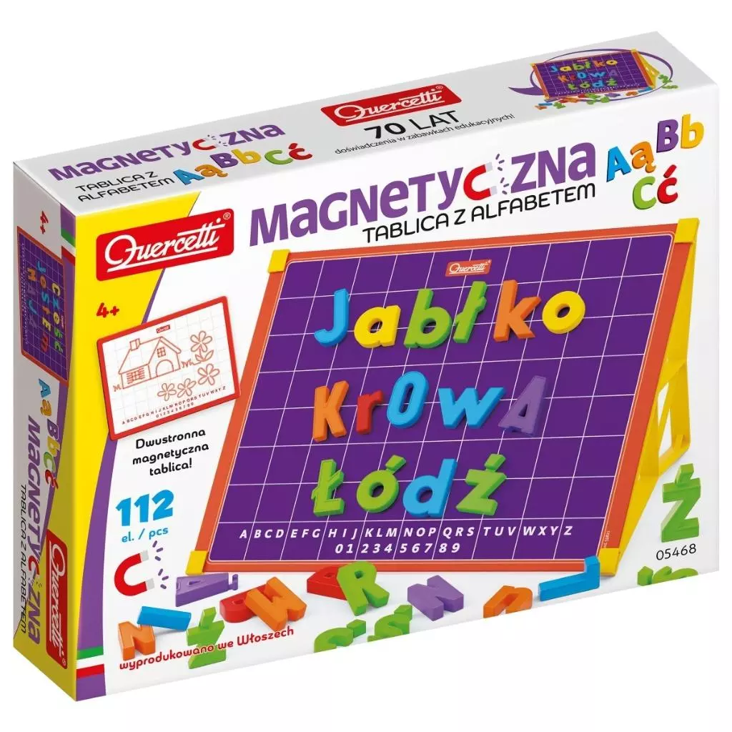 Magnetyczna tablica z alfabetem - Papiernicze i szkolne