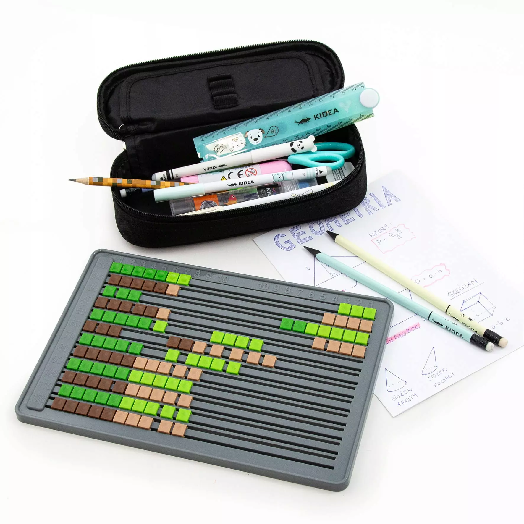 Liczydło płaskie do plecaka Kidea - Zabawki