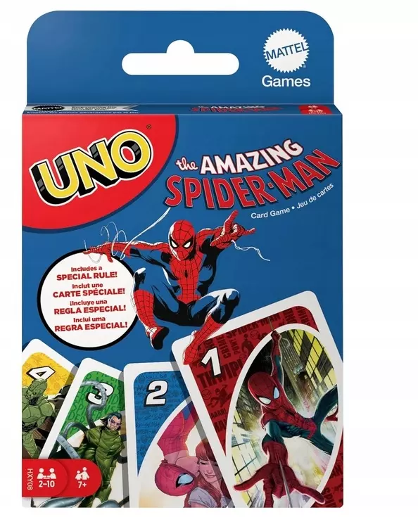 Uno Amazing SpiderMan Mattel Games - Gry