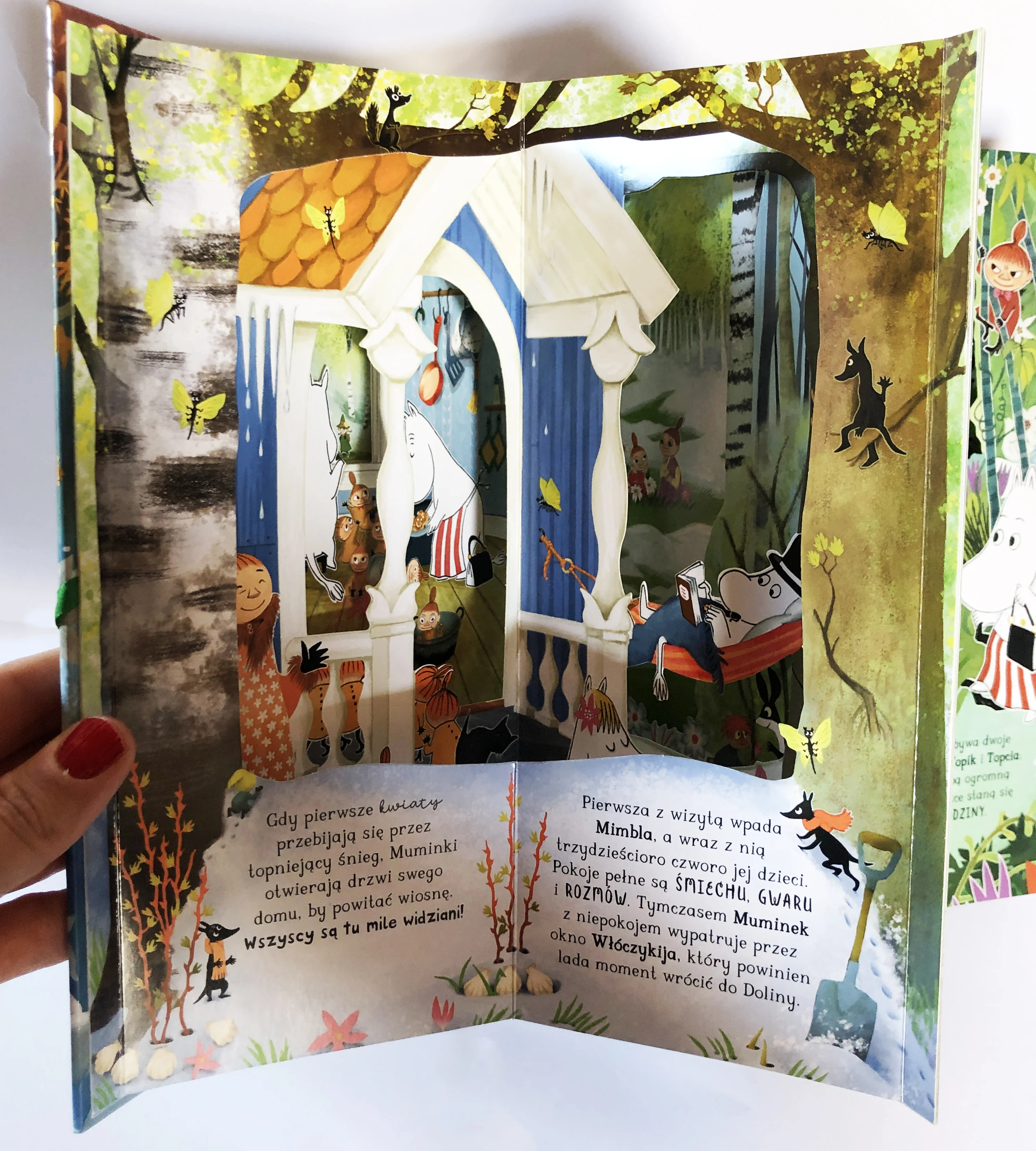 Rok w Dolinie Muminków. Karuzela pop-up - Książki