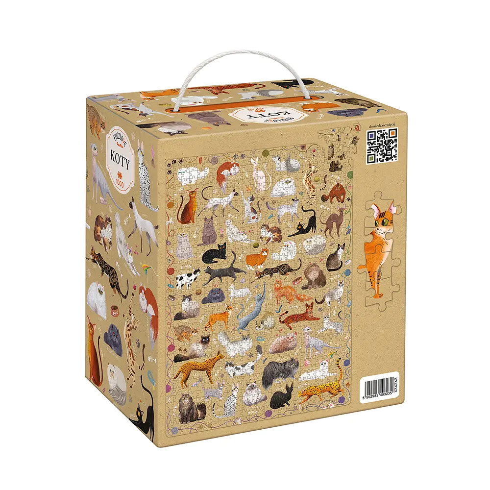 Puzzlove CzuCzu 1000 elementów. Koty - Puzzle