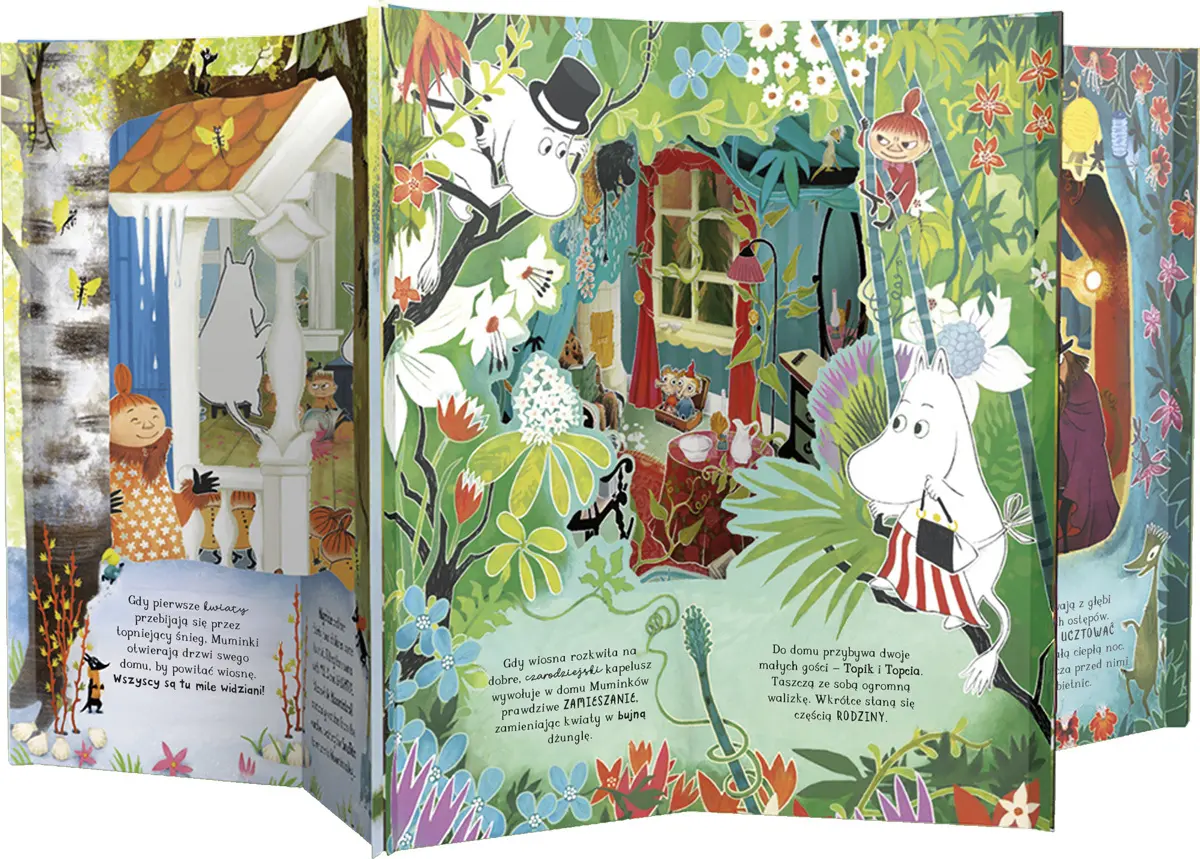 Rok w Dolinie Muminków. Karuzela pop-up - Książki