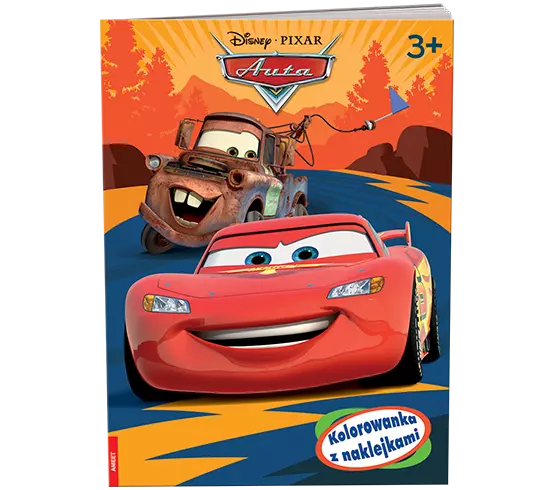 Auta. Kolorowanka z naklejkami - Książki