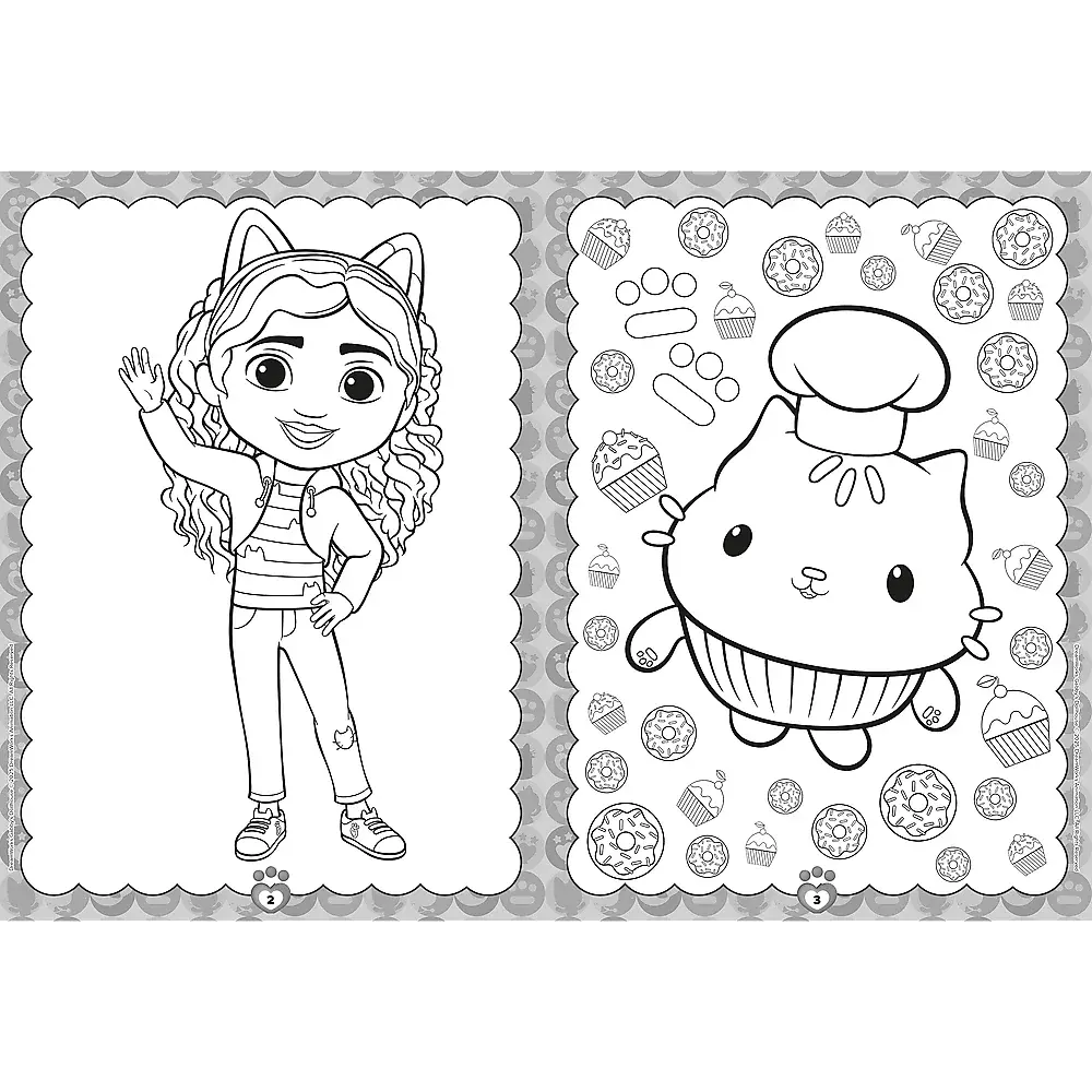 Koci Domek Gabi. Kolorowanka - Książki