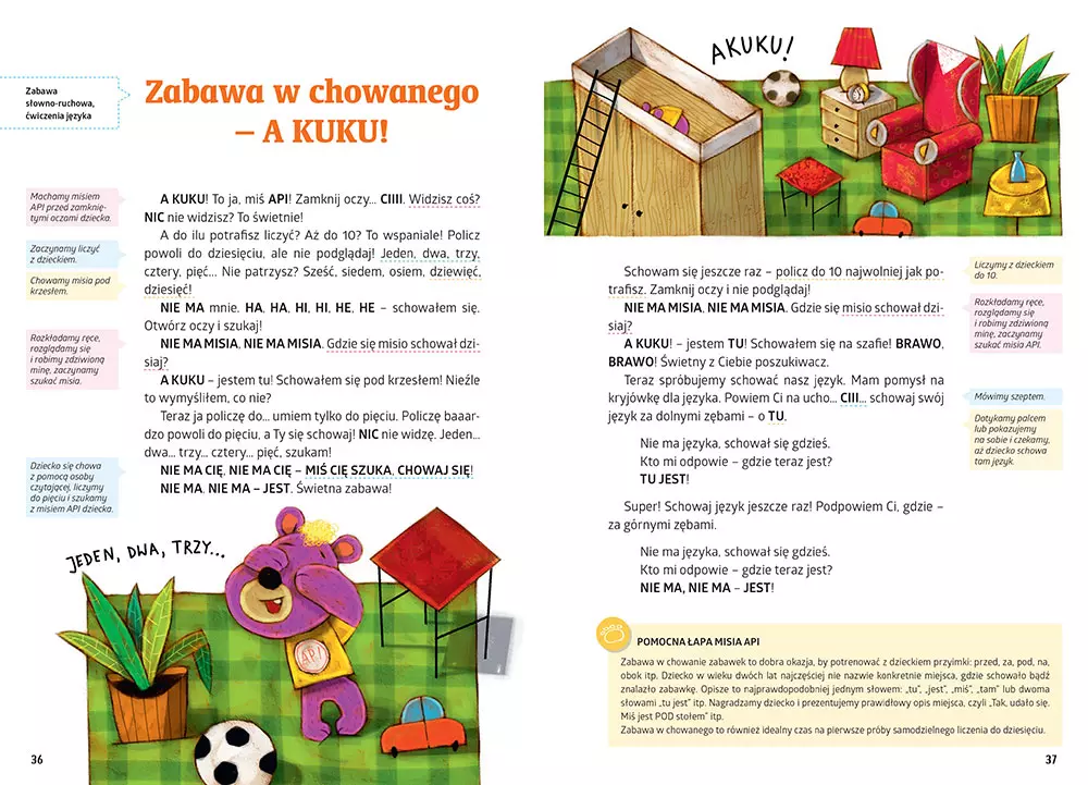 Bajki logopedyczne misia API (2-4 lata) - Książki