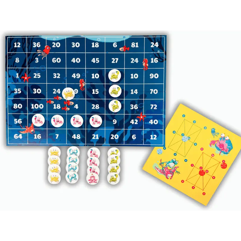 Tabliczka mnożenia. Żaby czy kraby. Gra edukacyjna - Gry