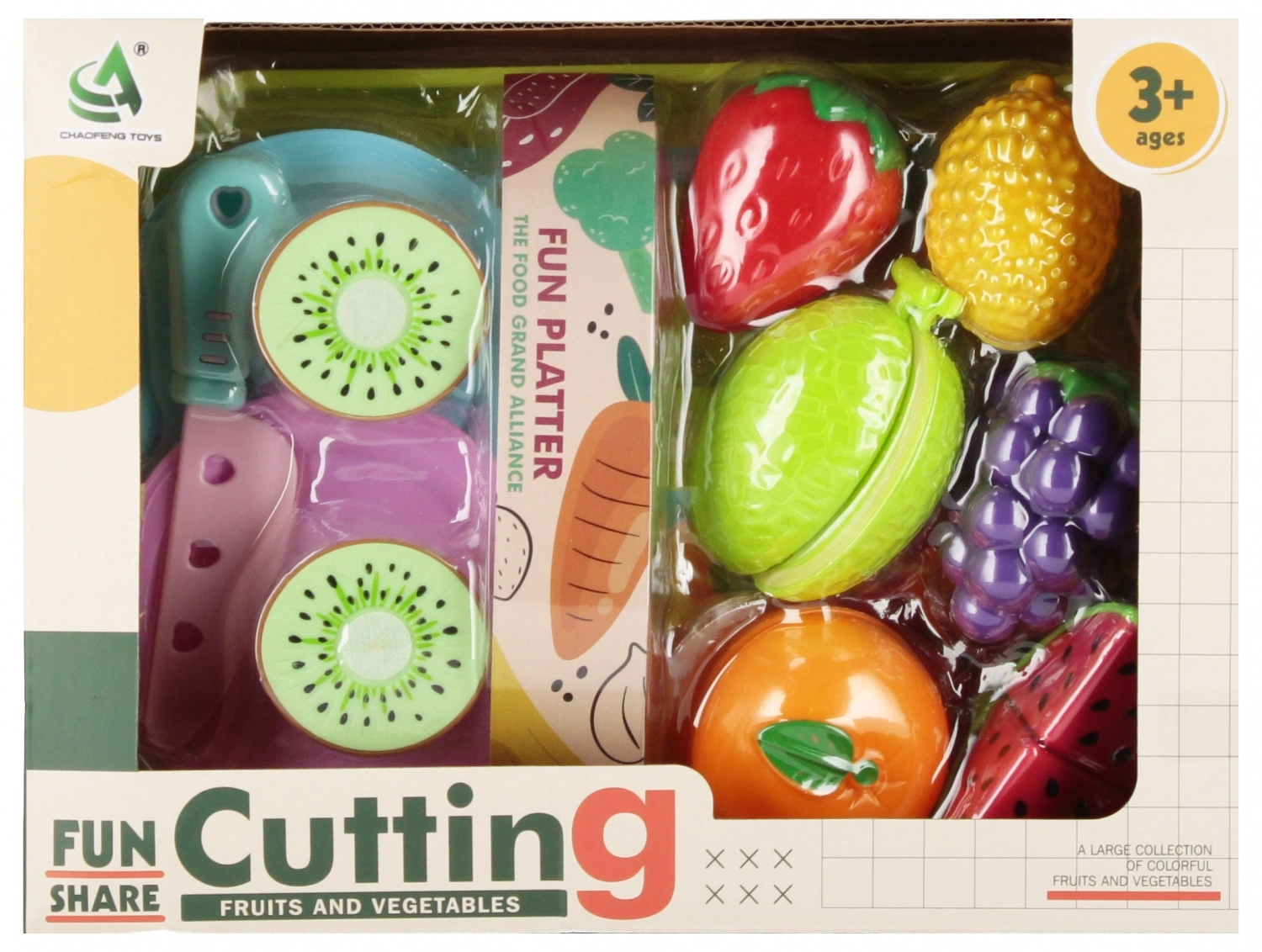 Owoce/warzywa Do Krojenia z Akcesoriami Mega Creative 572073 - Zabawki