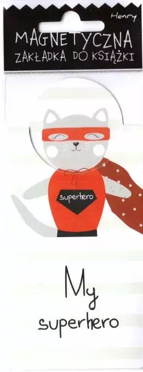 Zakładka magnetyczna - Superbohater - Książki