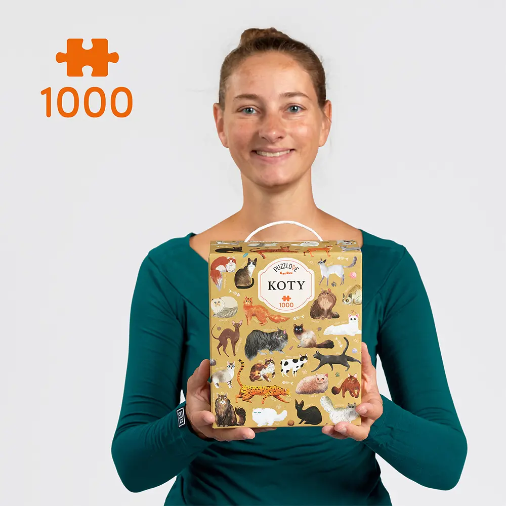 Puzzlove CzuCzu 1000 elementów. Koty - Puzzle