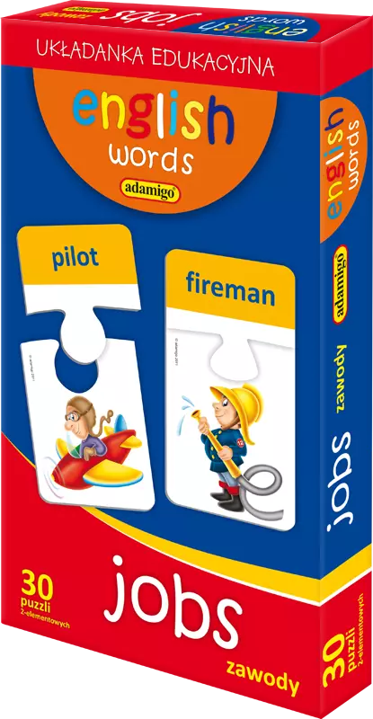 English words. Jobs, zawody - Gry