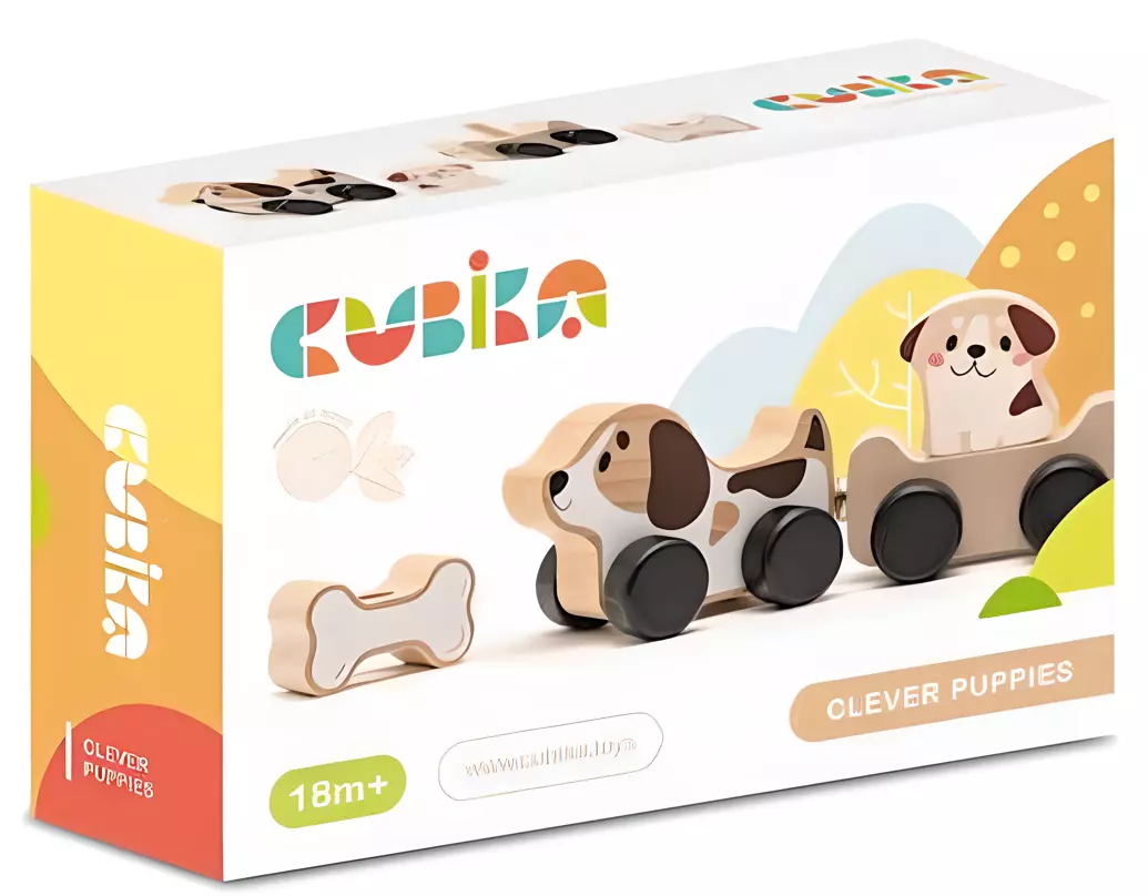 Drewniane zwierzątka, Mądre szczenięta