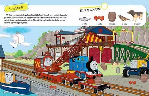 Szukaj i znajdź. Lokomotywy na tropie. Tomek i przyjaciele - Książki