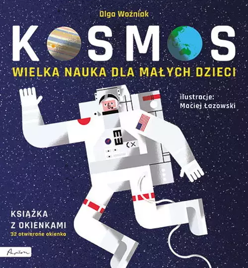 Wielka nauka dla małych dzieci. Kosmos. Książka z okienkami - Książki