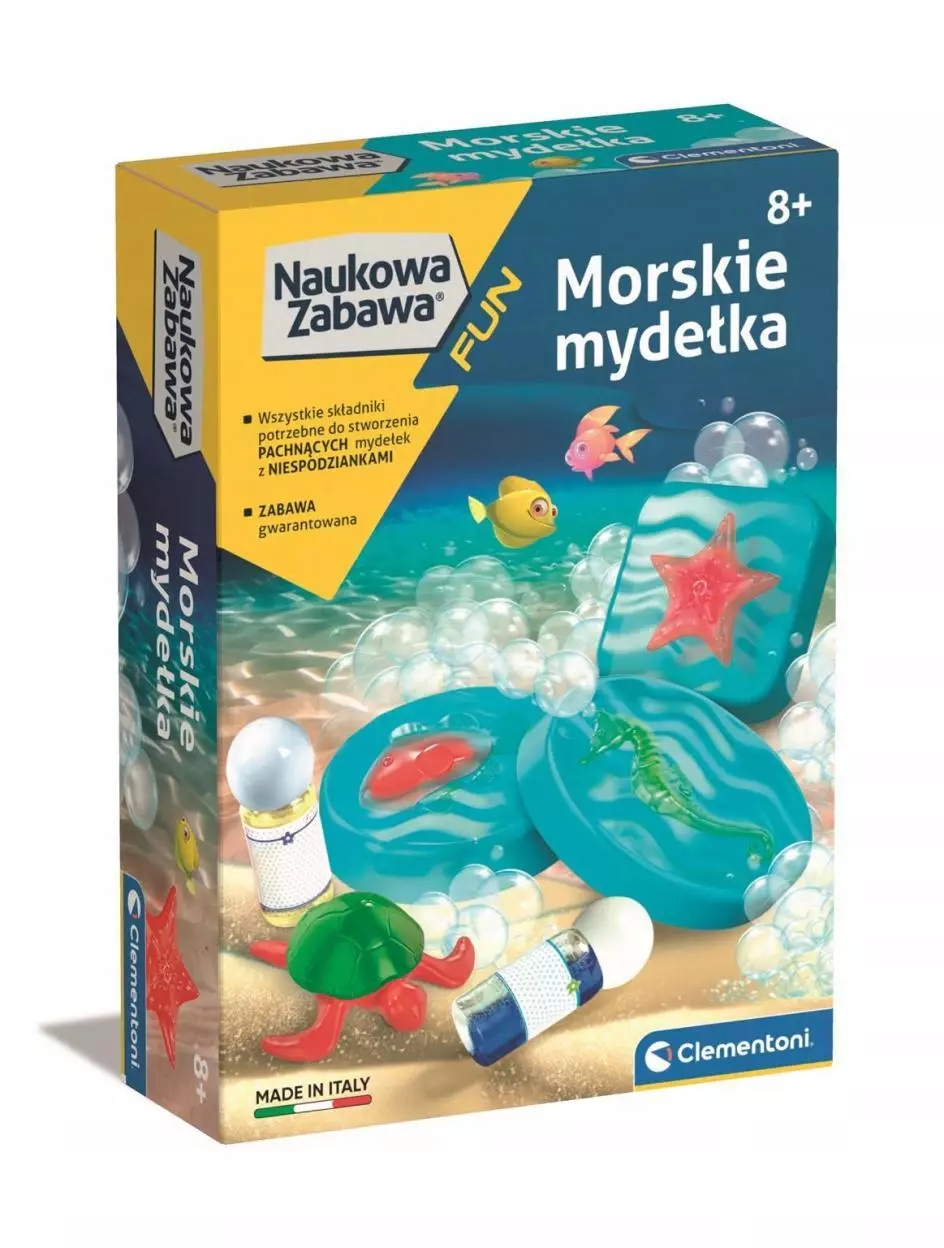 Naukowa zabawa. Morskie mydełka - Zabawki
